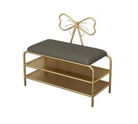 MRBVAOXVD Bancs De Stockage, Étagère À Chaussures Rembourrée Avec Banc De Stockage De Chaussures En Cuir Avec Siège Rembourré Pour Cuisine Salle À Manger Couloir Balcon Terrasse/Gris/80 * 35 * 45 cm /