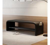 MRBVAOXVD Bancs De Stockage, Étagère À Chaussures Rembourrée Avec Cuir Chambre À Coucher Banc Étagère À Chaussures Pour Cuisine Salle À Manger Couloir Balcon Terrasse/Noir/80 * 35 * 40Cm / 31 * 13 * 1