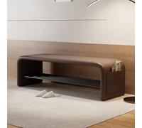 MRBVAOXVD Bancs De Stockage, Étagère À Chaussures Rembourrée Avec Cuir Chambre À Coucher Banc Étagère À Chaussures Pour Cuisine Salle À Manger Couloir Balcon Terrasse/Br/120 * 35 * 40Cm / 47 * 13 * 15