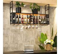 MRBVAOXVD Étiquette À Verre de Vin - Étiquette À Vinpendue En Métal, Étiquette de Stockage de Cuisine Au Plafond, Étiquettes En Bois En Fer Massif, Étiquette À Bois En Fer Massif, Étiquette À Bois En