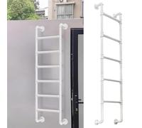 MRBVAOXVD Heavy Duty Scala Di Fuga Dal Fuocor Finestra Del Seminterrato Bene Egress Parete Montato Soffitto Letto Scala Passo/Ferro Battuto Scala Aellor il Ponte Esterno 63In