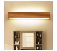 MRBVAOXVD Lampade a Specchio da Bagno Semplici 35/45/55Cm Luci Anteriori a Specchio, Scala Nordica Corridoio Camera da Letto da Letto Bagno Tavolo da Spogliare Gomma Legno Acrilico Arte Ha Portato la