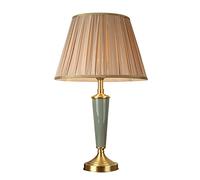 MRBVAOXVD Lampade da Scrivania,Pada da Letturapade da Scrivaniapade da Tavolo Modernepade da Letto in Ceramica con Ombrello in Tessuto Semplicità Credi Ghiacciopade da Notter Ufficio Domestico Caffè R