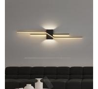 MRBVAOXVD Luce a Parete Indoor Conde da Parete Moderne Remote,De da Pareter Caffetteria da Letto Acrilico Arte Luce Notturna/A/120 cm