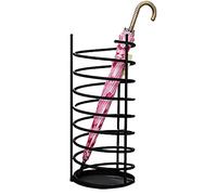 MRBVAOXVD Parapluie de Stockage Parapluie Stand Spirale Noir Métal Parapluie Porte-Porte Rack, Rond Corridor Organisateur Pour Cannes/Fleurs Séchées/Peint Image Tubes, 60Cm Haut Parapluie Stand