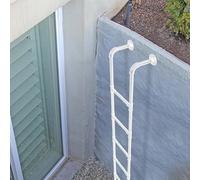 MRBVAOXVD Scala Di Montaggio a Parete Del Tubo Di Ferro Industrialer Le Finestre Del Seminterrato 4Ft 5Ft 7Ft 8Ft Scala Di Passaggio in Metallor L'Arrampicata Del All'Esterno Del Ponte Accesso Al Lett