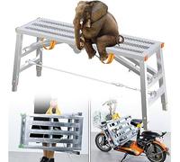 MRBVAOXVD Scale a Gradini,Piattaforma Di Ponteggio Scala Di Ponteggio in Acciaio Multiuso,Attrezzaturer Ponteggio Scala Pieghevole,Scale a Gradini Pieghevoli,Piattaformar Lavoro All'Aperto All'Interno