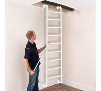 MRBVAOXVD Scale,Heavy Duty Finestra Del Seminterrato Well Egress Scala da 4Ft a 8Ft Scala Di Arrampicata D'Emergenza a Fuoco Scale in Metmontate a Pareter Le Scale a Passo Del Letto Soffitto Altor la