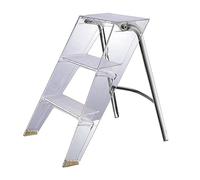 MRBVAOXVD Tabouret Pliant En Acrylà 3 Étapes Pour Adultes Chaise D'Échelle Ens Portable Avec Support de Fleurs Et Accessoires Photo Transparent/Transparent