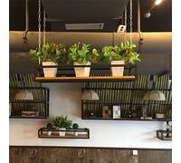 MRBVAOXVD Wine Rack Soffitto Appeso Wine Bottiglie Di Stoccaggio/Racks,R Sotto Armadio, Cucina, Bar, Metgalleggiante Organizzatore Scaffali/Scaffale Decorativo/Fiore Stand)/40 * 25Cm (16 * 10 Po