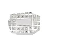 MRBVHGPKUT Accessori per Moto Pedale Leva Freno Posteriore Allarga Estensione Perno Cuscinetto per Suzuki DL650 per VSTROM DL 650(Argento)