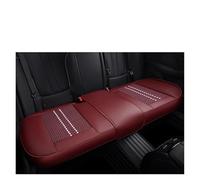 MRBVHGPKUT Cuscino seggiolino auto Cuscino Coprisedile Auto In Pelle Universale Per Civic Per Città Per Accordo Per Elysion Per FIT Per Giada Per Jazz CRV CRZ(Wine Red Only Rear Seat)