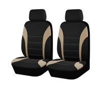 MRBVHGPKUT Cuscino seggiolino auto Cuscino Coprisedili Linea Dimensioni Universali Per Accessori Interni Per Auto SUV Camion Furgone(2 Seats Beige)