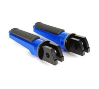 MRBVHGPKUT Pedane Anteriori per Motociclette Poggiapiedi per Y&amaha MT07 MT09 GT FZ6 FJR1300A AS XSR700 XSR900 XSR 700 900 XJ6(Blu)