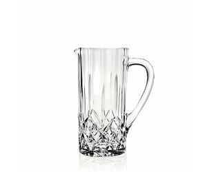 MRcasalinghi Bicchieri 6 Pezzi Cristallo LUXION Opera Reale (1 Brocca)
