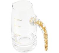 Mrchrogge Eleganti bicchieri da shot in cristallo con lamina d'oro 24 carati - Perfetti per liquori e occasioni speciali. (Verde,2)