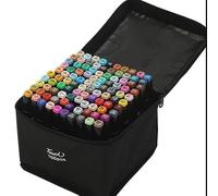 Mrchrogge Set di Pennarelli Doppia Faccia, Pennarelli Impermeabili con Punta Fina e Larga, Evidenziatori Neon per Bambini, Scuola, Fai da Te, Scrapbooking, Arte (100 Farben)