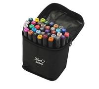 Mrchrogge Set di Pennarelli Doppia Faccia, Pennarelli Impermeabili con Punta Fina e Larga, Evidenziatori Neon per Bambini, Scuola, Fai da Te, Scrapbooking, Arte (36 Farben)