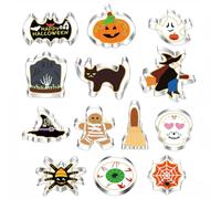 MrCookie 14pcs Halloween Formine per biscotti,In Acciaio Inox Biscotto Cutters-Sandwich Cutters per Bambini,Frutta e Verdura Cutters Stampi per Halloween Party
