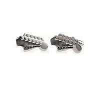 MRCUFF Guitar Head Coppia Gemelli in Una Scatola Regalo e Panno