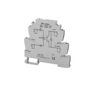 MRD-060D4 Ultra-Thin DC Solid State Relay Module PLC Amplifier Board 24V Rail-Mounted Vibration-Resistant 4A(Grey)