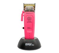 MRD Clipper PRO Smartbrain - Affettatrice professionale da uomo con motore Brushless, lama DLC Faper e corpo metallico, tagliacapelli MRD pro ricaricabile USB-C