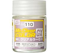 Mrhobby - Mr. Clear Color Gx 18 Ml Clear Silver Gx-110mrh-gx-110