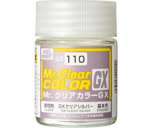 Mrhobby - Mr. Clear Color Gx 18 Ml Clear Silver Gx-110mrh-gx-110