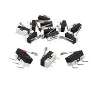 MRHZKE 10 pezzi LOT 3D Interruttore della stampante 3D Parti di arresto di End Stop compatibili con rampe stampanti I3 Delta Kossel 14 Accessori fai -da -te(Stright type)