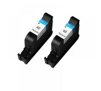 MRHZKE 51640A Sostituzione della cartuccia di inchiostro nero per stampanti in serie 40 DesignJet 230 250C 330 350C 430 450C(2 Black)