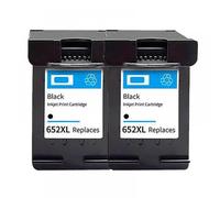 MRHZKE 652xl Sostituzione della cartuccia di inchiostro per deskjet 1115 1118 2135 2136 2138 3635 3636 3835 Stampanti(2 Black)