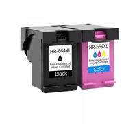 MRHZKE 664xl Sostituzione della cartuccia a inchiostro per stampanti Deskjet 1115 2135 3635 1118 2138 3636 3638 4535 4536(1Black 1Color)