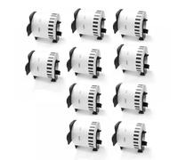 MRHZKE Carta per etichette termiche per stampanti QL1050 QL1060N QL1100 QL1110NWB QL600 QL650TD 710W 62x30 48 pollici continuo(DK-22205 10 Roll)