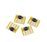 MRHZKE Cartuccia a inchiostro a inchiostro a inchiostro da 4 colori compatibile con 10 11 82 Chip per stampanti DesignJet 111 510 500 800 500 500 1000 1200 2000 2200 850 110(82 11 chip 1set)