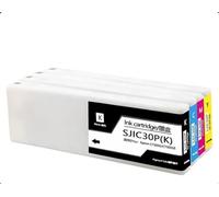 MRHZKE Cartuccia a inchiostro sjic30p per bolori c7500ge etichetta stampante 300ml(1 SET)