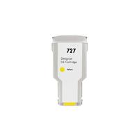 MRHZKE Cartuccia con inchiostro colorante da 300 ml di pigmento da 130 ml con chip compatibile con 727 stampanti da 727xl e designJet T920 T930 T1530 T2530 T1500 Serie T2500(Y 300ml Dye)