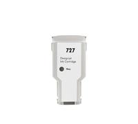 MRHZKE Cartuccia con inchiostro colorante da 300 ml di pigmento da 130 ml con chip compatibile con 727 stampanti da 727xl e designJet T920 T930 T1530 T2530 T1500 Serie T2500(GY 300ml Dye)