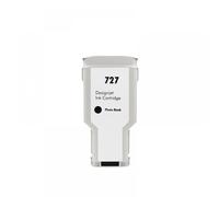 MRHZKE Cartuccia con inchiostro colorante da 300 ml di pigmento da 130 ml con chip compatibile con 727 stampanti da 727xl e designJet T920 T930 T1530 T2530 T1500 Serie T2500(PBK 300ml Dye)