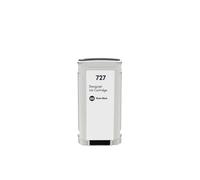 MRHZKE Cartuccia con inchiostro colorante da 300 ml di pigmento da 130 ml con chip compatibile con 727 stampanti da 727xl e designJet T920 T930 T1530 T2530 T1500 Serie T2500(PBK 130ml Dye)