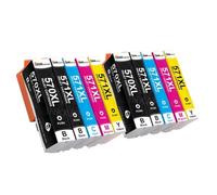 MRHZKE Cartuccia di inchiostro di inchiostro compatibile PGI 570xl CLI 571xl per TS 5055 9055 5050 5051 5052 5053 Stampanti Riempi PGI570 CLI571 PGI 570 Inchiostro completo(PGI 570 CLI 571 2Set)