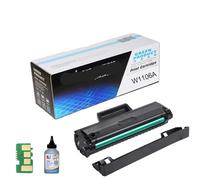 MRHZKE Cartuccia toner 106A W1106A per modelli laser 107A 107R 107W MFP 135A 135R 135W 137FNW BK 1K 2K 3K 5K con chip(1Set)