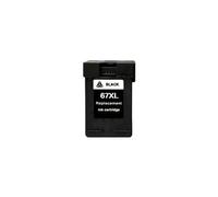 MRHZKE La cartuccia ad inchiostro da 67xl funziona con 67 67 Deskjet 2774 4120 4122 4125 4135 4136 6052 6055 6058 Cartuccia della stampante(1PCS 67XLBK)