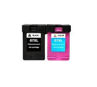 MRHZKE La cartuccia ad inchiostro da 67xl funziona con 67 67 Deskjet 2774 4120 4122 4125 4135 4136 6052 6055 6058 Cartuccia della stampante(1BK AND 1COLOR)