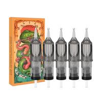 MRHZKE RL Aghi tatuaggi Cartucce Aghi da tatuaggio usa e getta 1 3 5 7 9 11 13 15RL Compatibile con Tattoo Pen Machine(50pcs)