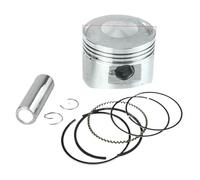 MRHZKE Set pistone Moto 52,4 mm con Perno 14 mm Compatibile con Motori Orizzontali Lifan 125 CC con Raffreddamento ad Aria e Olio, Parti Dirt Pit Bike ATV Quad