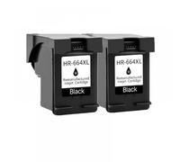MRHZKE Sostituzione della cartuccia a inchiostro per 664xl per stampanti a getto d'inchiostro Deskjet 1115 2135 3635 1118 2138 3636 3638 4536(2 Black)
