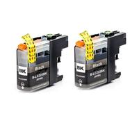 MRHZKE Sostituzione della cartuccia di inchiostro compatibile per LC223 223 funziona con DCP-J4120DW MFC-J4420DW J4620DW 4625DW 5320DW Stampanti LC223(2PCS BK)