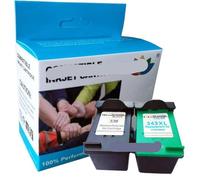 MRHZKE Sostituzione della cartuccia per inchiostro per 338 343 neri e tricori per deskjet 6540 6620 6840 PSC 1500 1510 1600 1610(1set-2pcs)