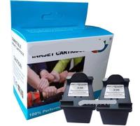 MRHZKE Sostituzione della Cartuccia per Inchiostro per 338 343 Neri e tricori per deskjet 6540 6620 6840 PSC 1500 1510 1600 1610(2pk-Black)