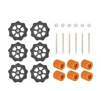MRHZKE Tronxy Compatibile Mand Twist Styleling Nuts Solid Solid Solid Hot Liveling Colonna Compatibile con i pezzi di livellamento del letto 3D (6 Set di livellamento)